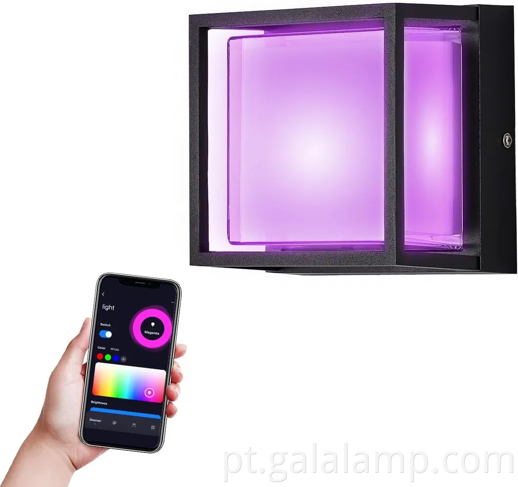 Modern graffiti Smart Outdoor Wall Light para espaços exclusivos